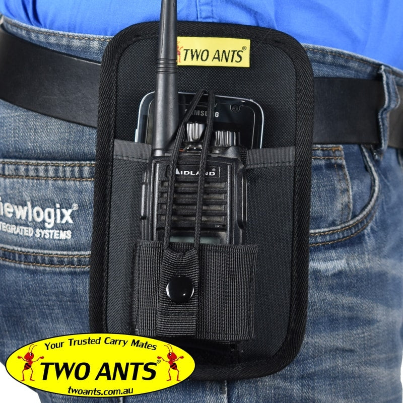 Carpenter - Belt & Molle Adjustable Radio & Phone Holster by Two Ants®