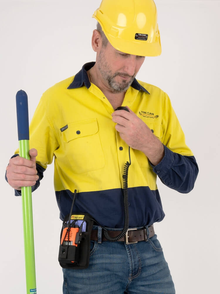 Carpenter - Belt & Molle Adjustable Radio & Phone Holster by Two Ants®