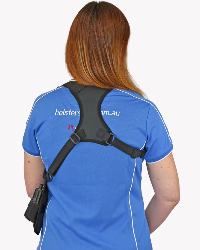 single side mounted radio holster for women two ants ghost