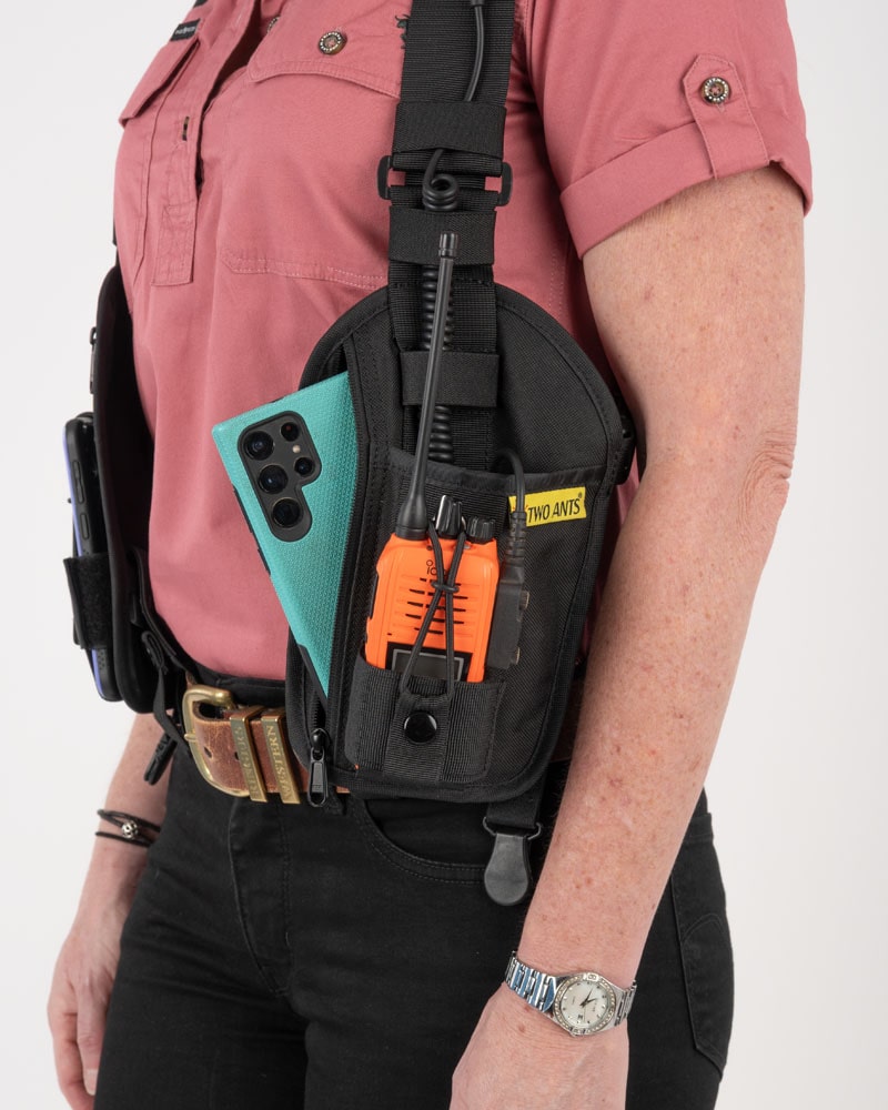 side mounted radio holster two ants ghost