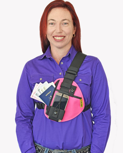 Pharaoh - Adjustable Radio & Phone Chest Harness by Two Ants®