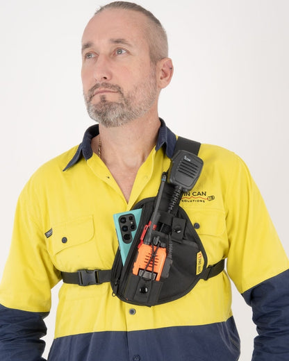 Pharaoh - Adjustable Radio & Phone Chest Harness by Two Ants®