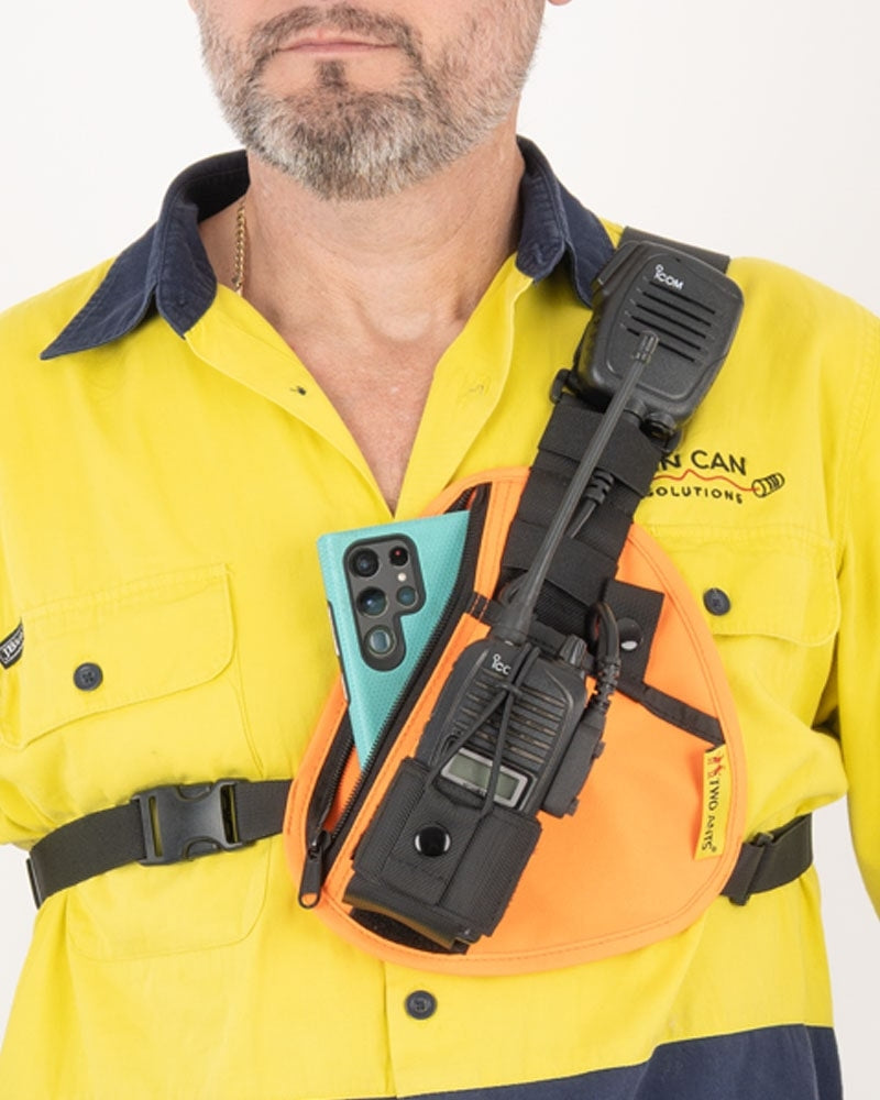 Pharaoh - Adjustable Radio & Phone Chest Harness by Two Ants®