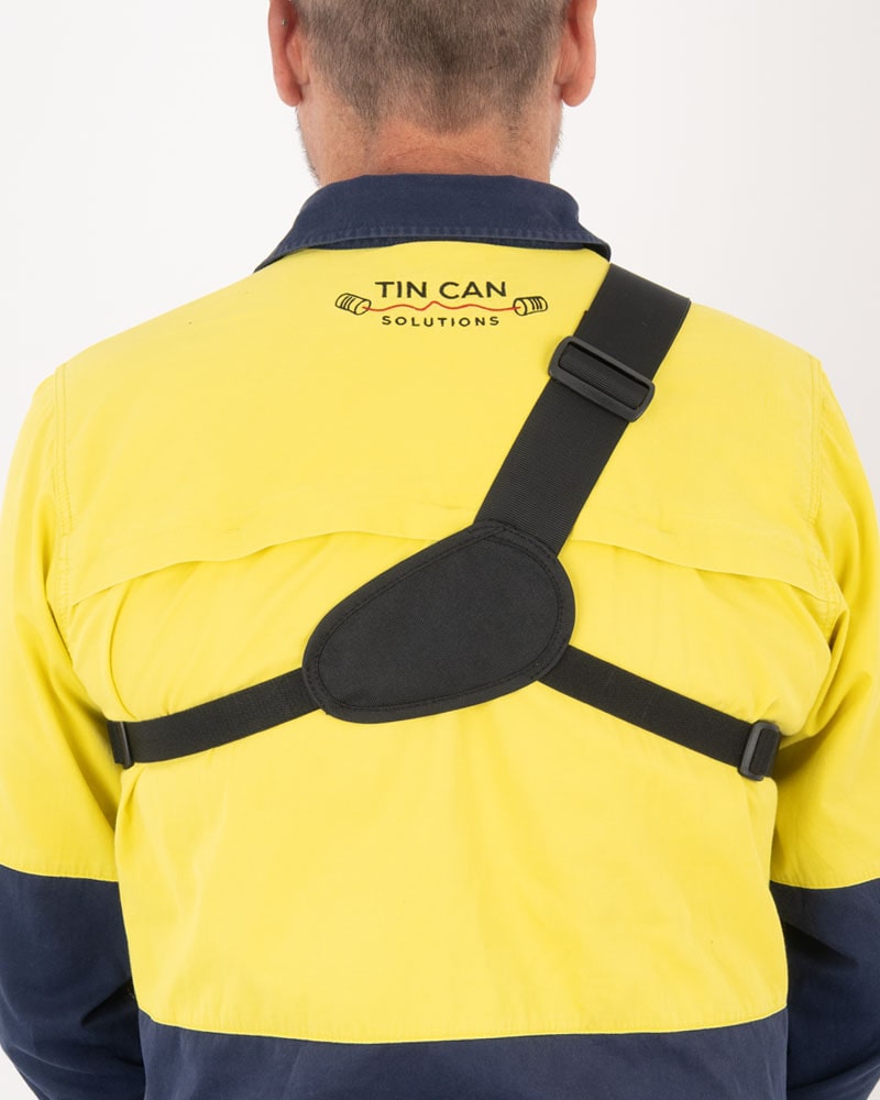 Two Ants chest holster rear