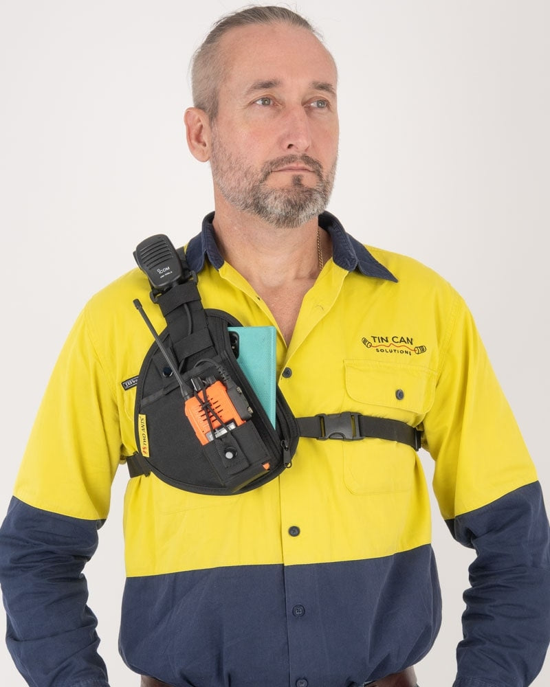 Pharaoh - Adjustable Radio & Phone Chest Harness by Two Ants®