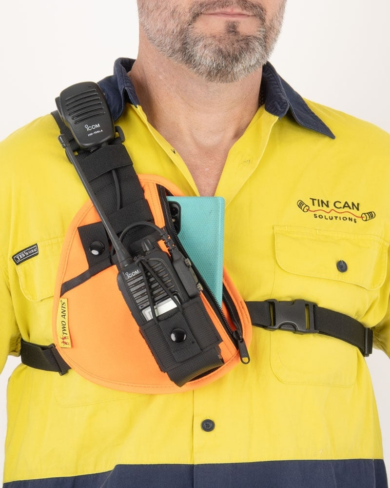 Pharaoh - Adjustable Radio & Phone Chest Harness by Two Ants®