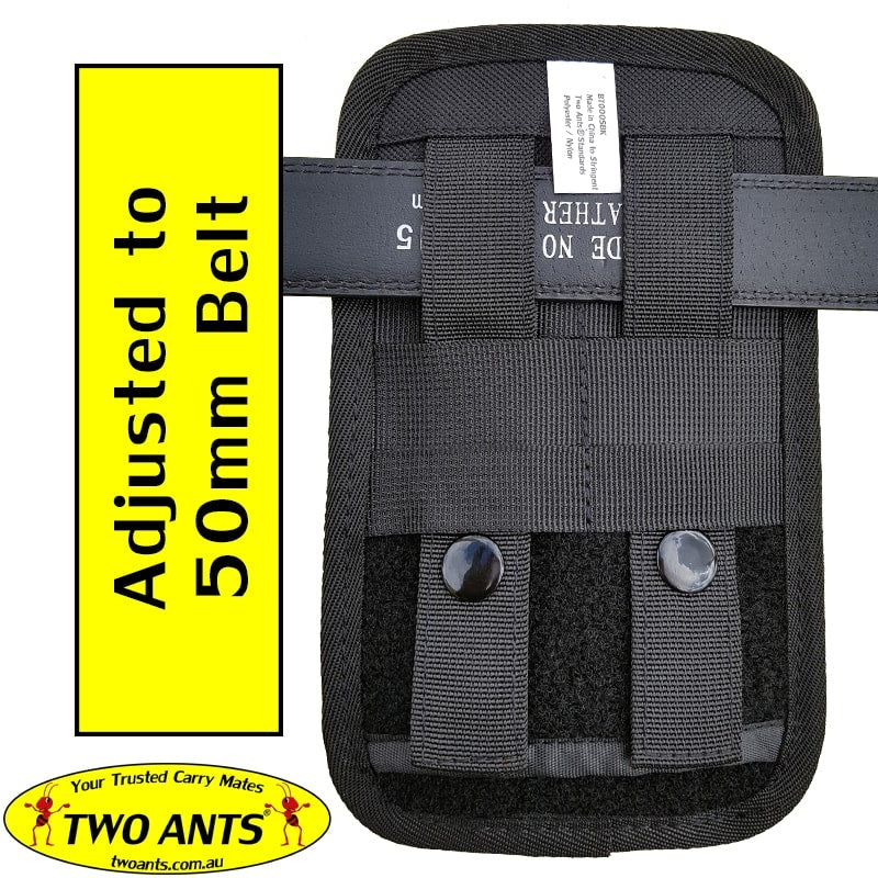Carpenter - Belt & Molle Adjustable Radio & Phone Holster by Two Ants®
