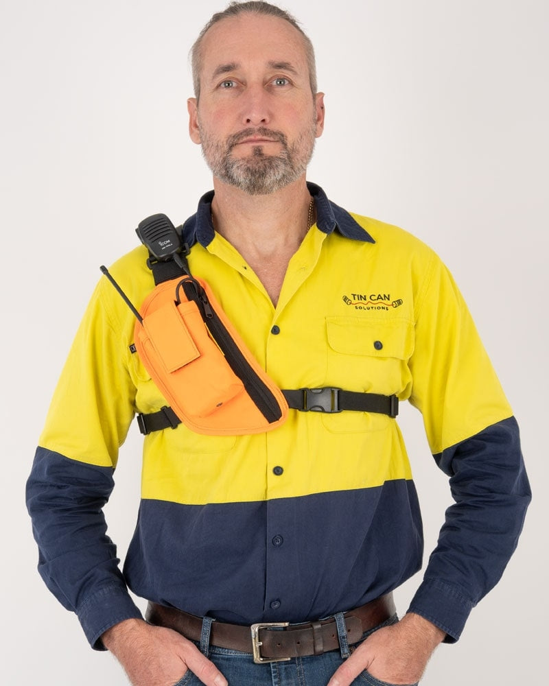 Radio Chest Harness Enclosed Pouch | Two Ants Trap Jaw