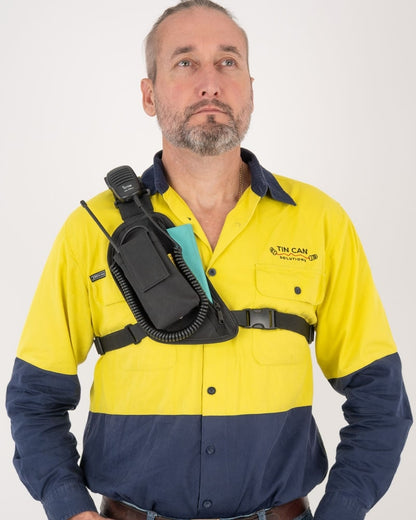 Enclosed UHF radio holster for maximum device protection - Two Ants Trap Jaw