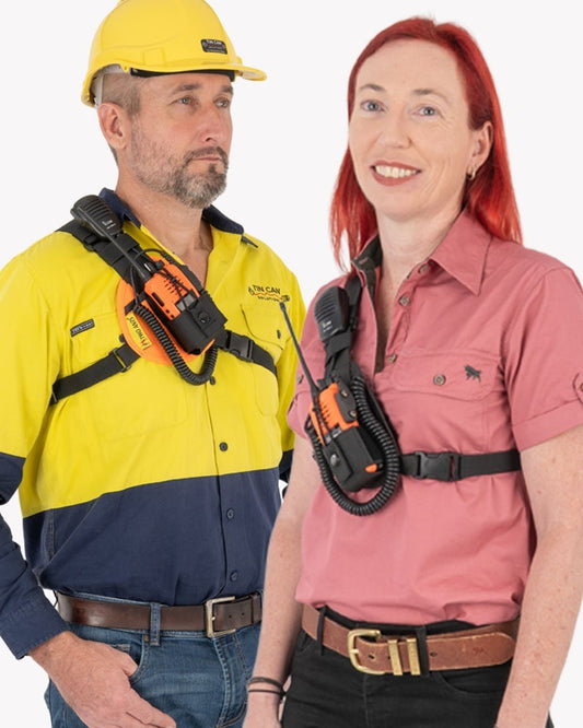 Worker - Compact Adjustable Radio & Phone Chest Harness by Two Ants®