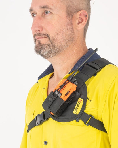 Worker - Compact Adjustable Radio & Phone Chest Harness by Two Ants®
