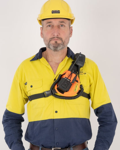 Worker - Compact Adjustable Radio & Phone Chest Harness by Two Ants®