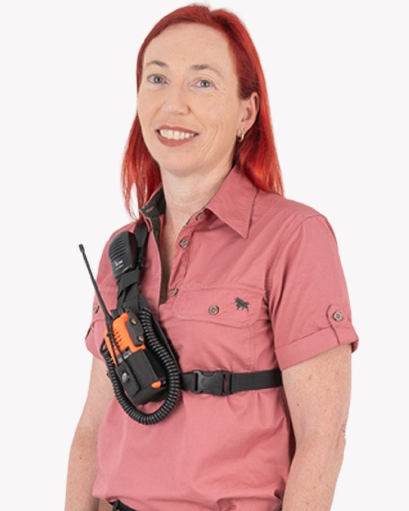 Minimalist UHF radio harness for farming and cattle mustering - Two Ants