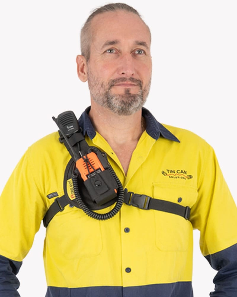 Worker - Compact Adjustable Radio & Phone Chest Harness by Two Ants®