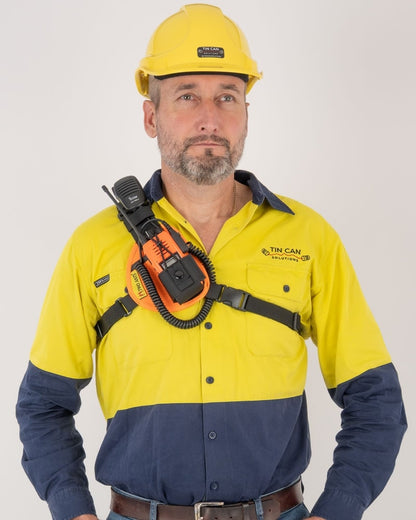 Worker - Compact Adjustable Radio & Phone Chest Harness by Two Ants®