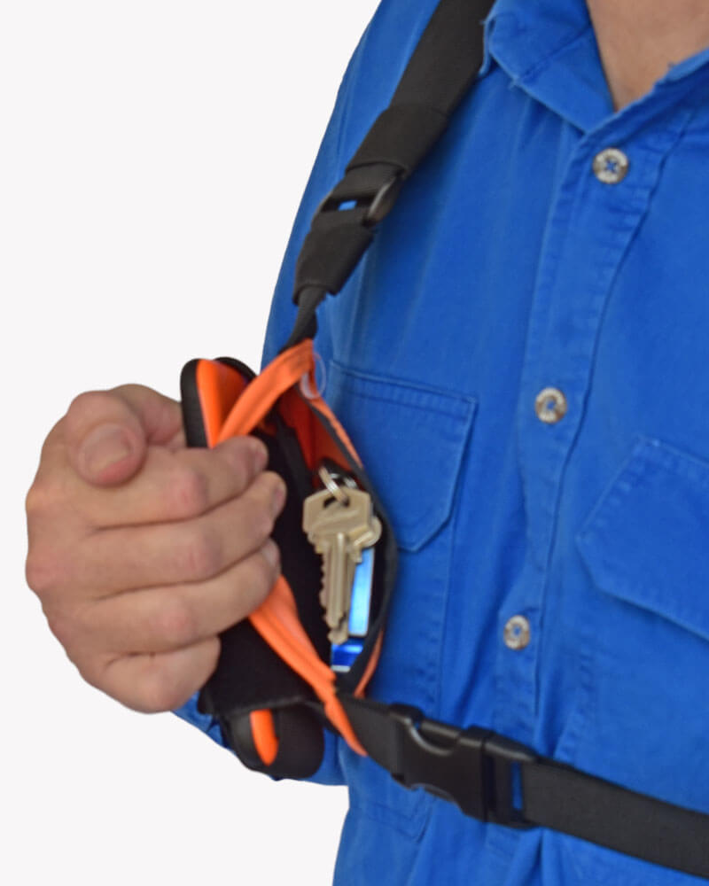 Worker - Compact Adjustable Radio & Phone Chest Harness by Two Ants®