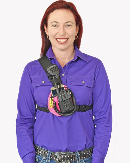Worker - Compact Adjustable Radio & Phone Chest Harness by Two Ants®